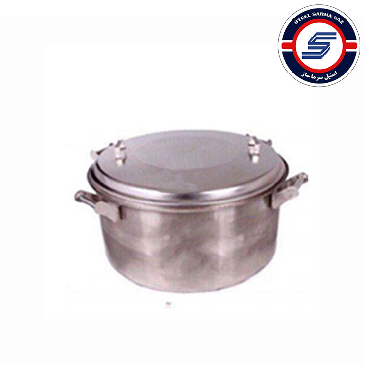دیگ سنتی استیل برند استیل فرم دهنه 86