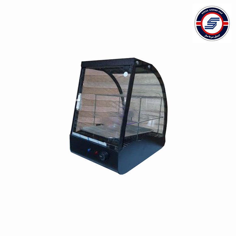 پیراشکی گرم کن تک سینی 2 طبقه آریا استیل