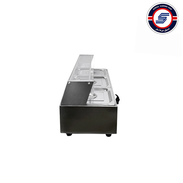 کانتر گرم هات بنماری 3 لگن برقی شیشه دار اسمارت مدل SMA-3K